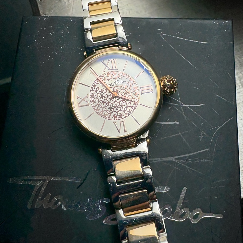 Thomas Sabo Two-Tone Gold and Silver Watch